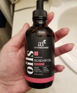 Artnaturals Rosehip Seed Oil 4 oz for Face, Hair & Skin - 100% Pure Natural, Cold Pressed & Unrefined Rose Hip Oil - Anti-Aging Moisturizer Facial Oil for Fine Lines, Scars & Wrinkles 40 61KZKf4w31L 2