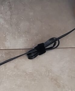 VELCRO Brand ONE-WRAP Double Sided Roll | 45 Ft x 1-1/2 In | Cut to Length Straps Heavy Duty | Bundling Ties Fasten to Themselves for Secure Hold, Black (91881) Hook and Loop Straps 35 61KZSHFc9tL