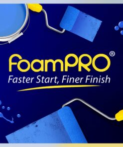 FoamPRO 164 Fine Finish Roller (High-Density Foam), 4", Pack of 1 Roller 4" 17 61KaQwLYFL