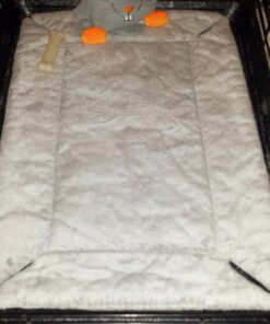 K&H Pet Products Self-Warming Crate Pad, Warming Dog Crate Bed, Machine Washable Dog Crate Mat, Gray X-Small 14 X 22 Inches 22.0"L x 14.0"W x 1.0"Th 31 61KaUxKjEqL 1