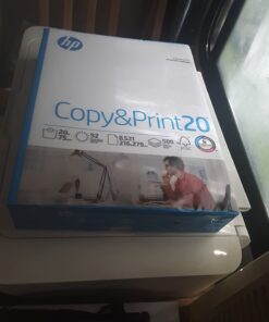 HP Printer Paper | 8.5 x 11 Paper | Copy &Print 20 lb | 1 Ream Case - 500 Sheets| 92 Bright | Made in USA - FSC Certified | 200060 1 Pack Standard Size (8.5x11) 52 61KbZsdN OL