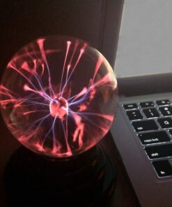 Unido Box 3"-Inch Mini Plasma Ball Light USB and Battery-Operated, Touch Lightning Lamp Desk Toy 10 61KcxBcuvL