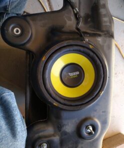 Pyle 6.5 Inch Mid Bass Woofer Sound Speaker System - Pro Loud Range Audio 300 Watt Peak Power w/ 4 Ohm Impedance and 60-20KHz Frequency Response for Car Component Stereo PLG64,Yellow 38 61Ke3SFAAOL