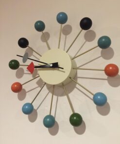 Alternative view of Telechron Atomic Ball Wall Clock, Multi Multicolor