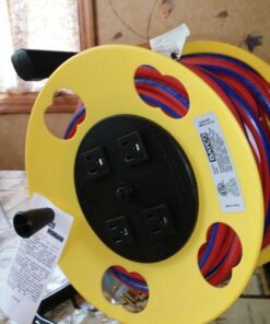 Bayco SL-2000PDQ 4 Plug Cord Reel, Yellow & Black 28 61Kj4Yz4l6L 5