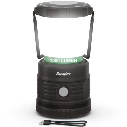 ENERGIZER LED Camping Lantern X1000, Bright and Rugged Tent Light, Water Resistant Lantern for Camping, Hiking, Fishing, Emergency (USB Cable Included)