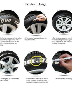 BEMLP Permanent Marker Pen Colorful Waterproof Metal Oilly Fill Paint For School DIY Tyre Tire Tread CD Metal Paint Markers Tire pen 12 Colors for Scuba gear 10 61Kji2GpHFL