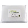 FoodVacBags 100 8" x 12" Quart Vacuum Seal Bags, Food Storage, Food Saver compatible, BPA Free, Commercial Grade, Heavy Duty, Sous Vide Cooking 63 61KlNYu7Y8L