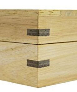 Novel Box Glass Top Natural Wood Metal Clasp Jewelry Display Case 14.75X8.25X2.1 + Custom NB Pouch Large: 14.75X8.25X2.1 12 61KoRr7gwdL