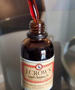 J.CROW'S® Lugol's Solution of Iodine 2% 2oz Unflavored 2 Ounce (Pack of 1) 36 61KopAppfbL