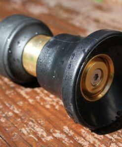 Heavy Duty Brass Fireman Style Hose Nozzle - Fits All Standard Garden Hoses - Best High Pressure Sprayer to Wash Your Car or Water Your Garden – Leak Proof - 30 Day No-Hassle Guarantee 33 61Kq6OHosgL