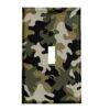 Jungle Army Camo Switchplate - Switch Plate Cover Decorative Single 1 Toggle Wall Decor 41 61Kqkjt8GYL