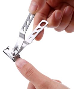 Keiby Citom Nail Clippers with 360-Degree Rotating Head - Stainless Steel Fingernails and Toenails Cutter Lagre and Small Sizes (Silver) 14 61Kqo0wnbjL