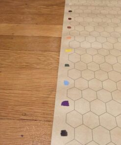Chessex Role Playing Play Mat: Battlemat Double-Sided Reversible Mat for RPGs and Miniature Figure Games (26 in x 23 1/2 in) Squares/Hexes 49 61KtP8ME3BL