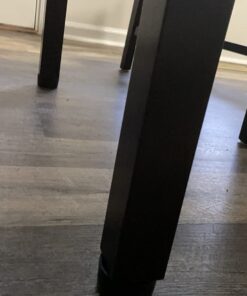 Slipstick CB511 1 Inch Tall Floor Protector Furniture Feet with Non Slip Rubber Grip (Set of 4) 2" Wide x 1" Height - Black Plastic 1" Tall (4 Pack) 27 61Kwl6mGnL