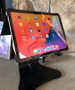 Thought Out Stabile PRO Pivoting iPad Stand - Black - Made in USA - Compatible with Apple iPad 25 61Kwm AOicL