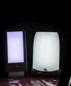 Aura Day Light Lamp, 10,000 Lux of Full Spectrum Bright Light with Adjustable Lux Dial and Timer- 100% UV Free{2 Year Warranty Includes Bulb and Lamp} 38 61L 166Qf4L