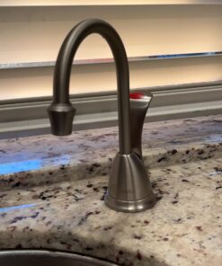 InSinkErator H-Wave-SN Involve Wave Instant Hot Water Dispenser System with Stainless Steel Tank, Satin Nickel Hot Only 20 61L 2W d5sL