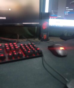 HyperX Pulsefire Core - RGB Gaming Mouse, Software Controlled RGB Light Effects & Macro Customization, Pixart 3327 Sensor up to 6,200DPI, 7 Programmable Buttons, Mouse Weight 87g,Black Black 28 61L0R1J0QLL