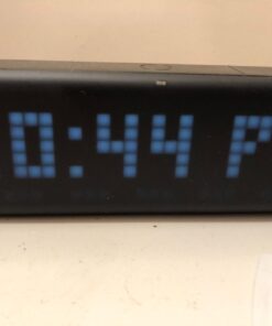 LaMetric TIME Wi-Fi Clock for Smart Home - Social Media Counter - Cinema Lightbox - Digital Alarm Clock with Weather - Retro Pixel Art Bluetooth Speaker with 37x8 LED Display 51 61L0oAHFO9L
