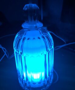 DOUDING Aroma Glass Diffuser for Essential Oil, Cool Mist Glass Humidifier with 7 LED Color Changing Light, Auto-Off Safety for Home Office Spa, 120ml(Black Base) Black Base 66 61L2TUuAlwL