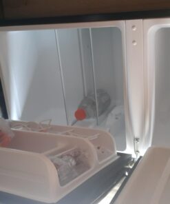 Midea WHD-113FSS1 Compact Refrigerator, 3.1 cu ft, Stainless Steel Double Door 47 61L4Htpu67L