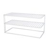 Panacea Grayline 40126, Large Two Shelf Organizer, White 28 61L4VFjDOL
