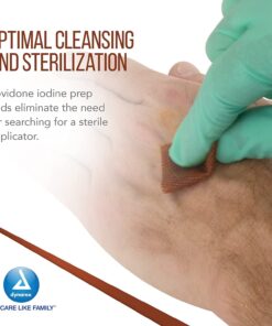 PVP Iodine Wipes 100-Pack 100 Count (Pack of 1) 13 61L5j5XscPL