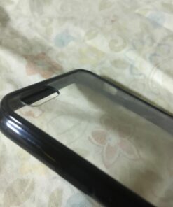 JETech Case for iPhone 6 and iPhone 6s, Shock-Absorption Bumper Cover, Anti-Scratch Clear Back (Black) black 51 61L6xNaAGtL 1