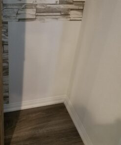 RoomMates RMK9026WP Natural Stacked Stone Peel and Stick Wallpaper Light Gray 45 61L7F4i2hhL