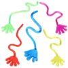 Adorox 72 Pieces Vinyl Glitter Sticky Hands Party Favor Birthday Gifts Toys Goodies (1 1/4" Long) 27 61L9QgMuLmL