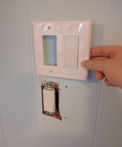 Lutron 2-Button Pico Smart Remote Control for Caseta Smart Switch, PJ2-2B-GWH-L01, White 1 Pack 40 61LB0uIVkaL