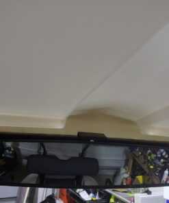 10L0L Golf Cart Rear View Mirror Universal for EZGO Club Car Yamaha, Adjustable Golf Cart Mirror with Extra Wide 270 Degree Panoramic Rearview Mirror-16.5 Inch 28 61LDocVm78L