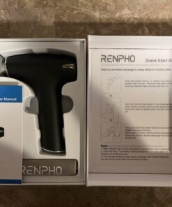 RENPHO Lite Massage Gun with Heat, Mini Massage Gun Deep Tissue, Type C Charging Portable Body Deep Tissue Massager Gun, Quiet Percussion Muscle Massage Gun, Gift for Mom-FSA and HSA Eligible Grey 51 61LEZ9vsEgL