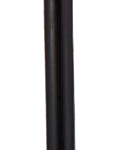 Alternative view of SZCO Supplies 17” Black Wooden Full-Sized Helmet/Headwear Display Stand with Base Hardware (910942)