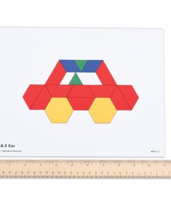 Learning Advantage Pattern Block Activity Cards - In-Home Learning Activity for Early Math & Geometry - Set of 20 - Teach Creativity, Sequencing and Patterning 18 61LF04Pj0L 2