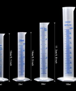 APLANET Plastic Graduated Cylinders and Beakers, 10ml, 25ml, 50ml, 100ml Cylinders with 50ml, 100ml, 250ml, 500ml, 1000ml Beakers and 1 Tube Brush, Ideal for Home and School Science Lab 24 61LHE7J tQL