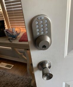 MiLocks DF-02SN Electronic Keyless Entry Touchpad Deadbolt Door Lock Satin Nickel 36 61LIaj76EiL