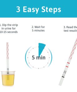 Exploro Highly Sensitive THC Urine Drug Test - When You Flush Your System of Weed and do Detox for Marijuana at Home Drugtest 25 Strips Marijuana, Edibles Testing Kit 22 61LIeV7ShEL