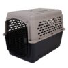 Petmate Vari Dog Kennel 40", Taupe & Black, Portable Dog Crate for Pets 70-90lbs, Made in USA 40"L x 27"W x 30"H Kennel Only 42 61LIhm xrDL