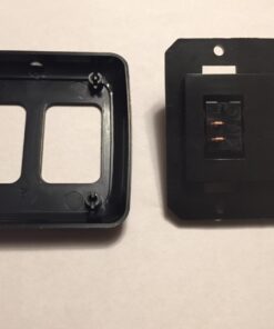 JR Products 12235 Black Double SPST On-Off Switch with Bezel 18 61LItf8hjCL