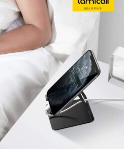 Lamicall Cell Phone Stand, Phone Dock: Cradle, Holder, Stand for Office Desk - Black 30 61LLJ9VXfaL