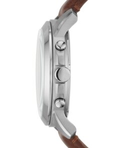 Fossil Grant Men's Watch with Chronograph Display and Genuine Leather or Stainless Steel Band Brown 27 61LMEgyvsL