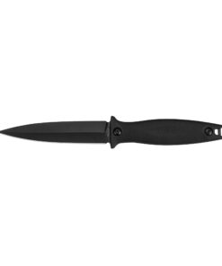 Alternative view of Kershaw Secret Agent (4007); Concealable Boot Knife with Strong Single Edge 4.4 Inch 8Cr13MoV Steel Blade; Arrives with Dual Carry Molded Sheath and Stealthy Non-Reflective Black Oxide Finish, 3 OZ