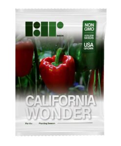 Bell Pepper Seeds for Planting - California Wonder - Heirloom Non-GMO Pepper Seeds for Planting - 100 Seeds - Sweet Pepper Matures from Green to Red by RDR Seeds 18 61LNr3FbGBL