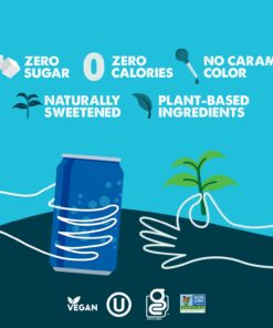 Zevia Zero Calorie Soda, Cola, 12 Ounce Cans (Pack of 24) 12 Fl Oz (Pack of 24) 32 61LQiAhyGVL