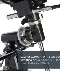 Celestron - PowerSeeker 127EQ Telescope - Manual German Equatorial Telescope for Beginners - Compact and Portable - Bonus Astronomy Software Package - 127mm Aperture 127EQ Newtonian 36 61LRgpWmSL