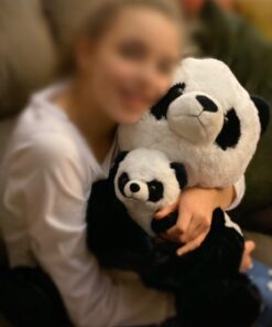 Mother and Baby Panda Plush Set | Super Soft Panda Stuffed Animal | Cute Plushies for Kids' Bedroom | 18-in Stuffed Animals for Girls & Boys | Panda Bear Stuffed Animal Toys by Exceptional Home 31 61LUNYsQQL