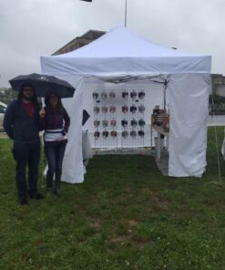 ABCCANOPY Heavy Duty Ez Pop up Canopy Tent with Sidewalls 10x10, White 45 61LUeo6YC5L