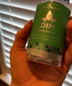 DIM Supplement Pure 200 Mg for Women or Men – Estrogen Hormone Balance Supplement for Energy, Fatigue, Stress, Menopause, Hot Flashes – Enhanced Bioavailability BioPerine – 60 Vegan Soft Capsules 26 61LXVbhLvWL